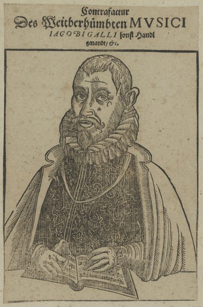 Jakob Petelin Gallus da Unknown